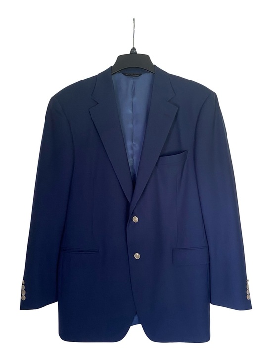 Samuelsohn Other - Samuelsohn Suit Jacket SB Como Men 43T Navy 2-Button 100% Wool Blazer Tall EUC